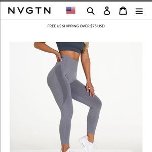 Leggings by NVGTN Seamless in Grey